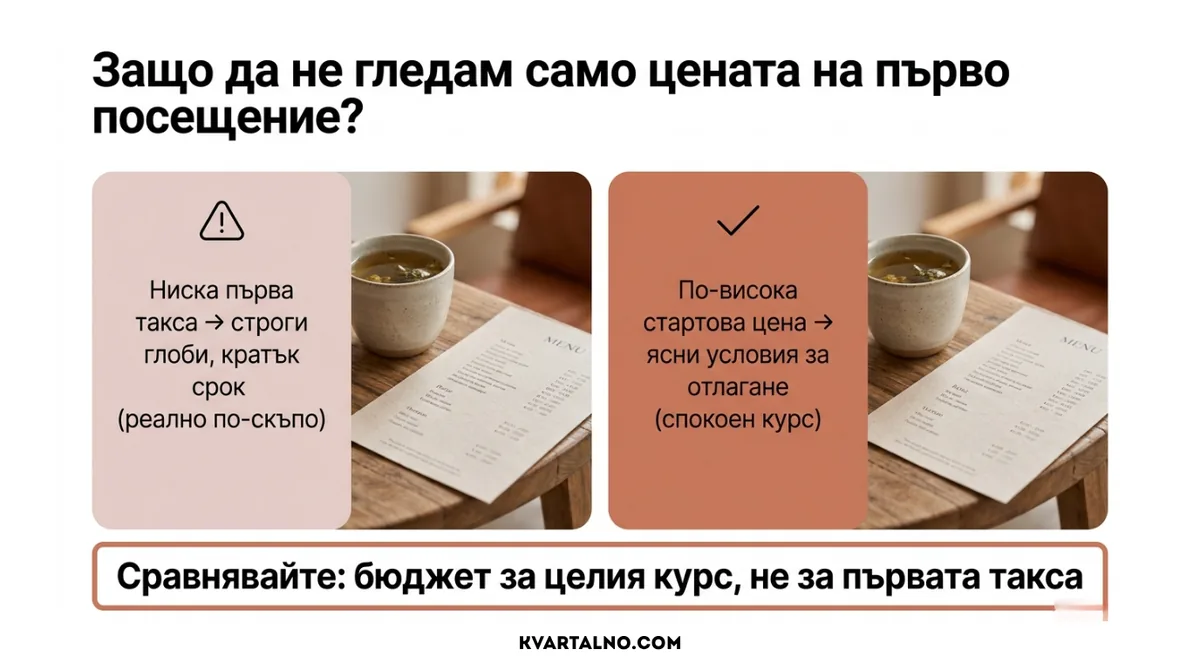 Инфографика защо при лазерна епилация се сравнява бюджет за целия курс, а не само първа цена